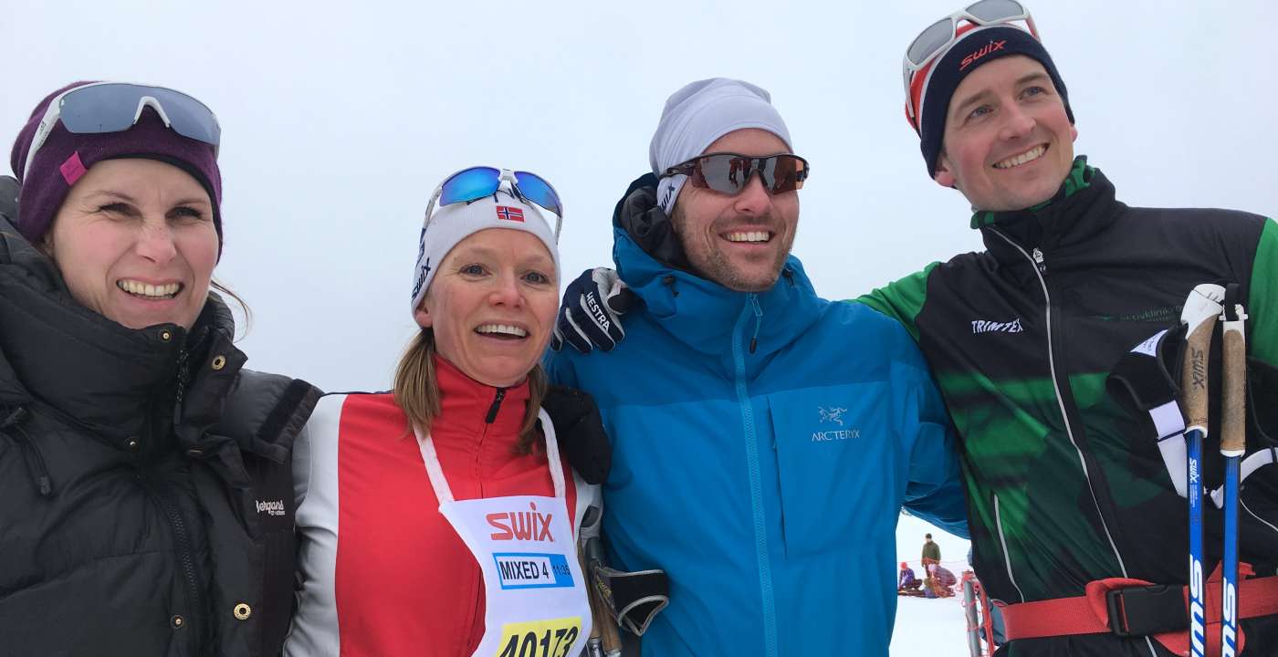 Aktivklinikken Ingeborg Thorsen - Kristin Sønstegård - Endre Vold-Engesli - Petter Leistad - Stafettbirken mixed 2019 - Scheve