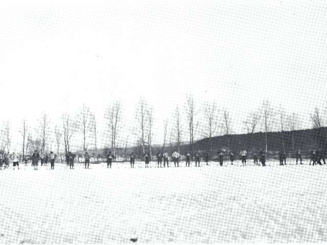 Første startlinje Birkebeinerrennet 20. mars 1932