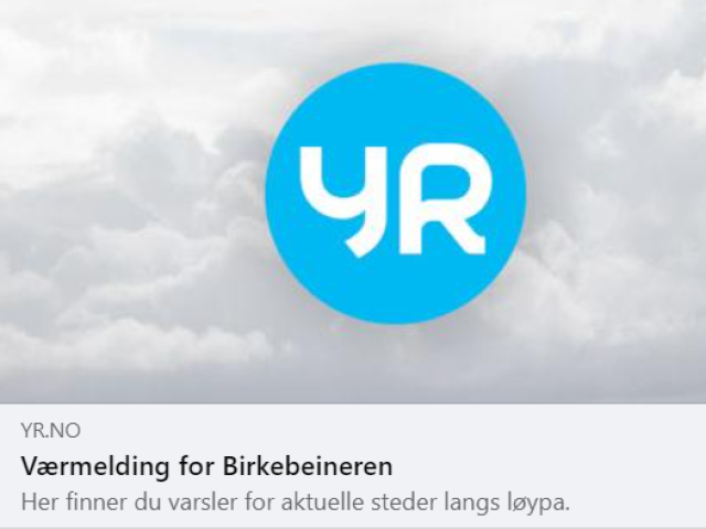 yr.no for hele Birkebeinerløypa.png2